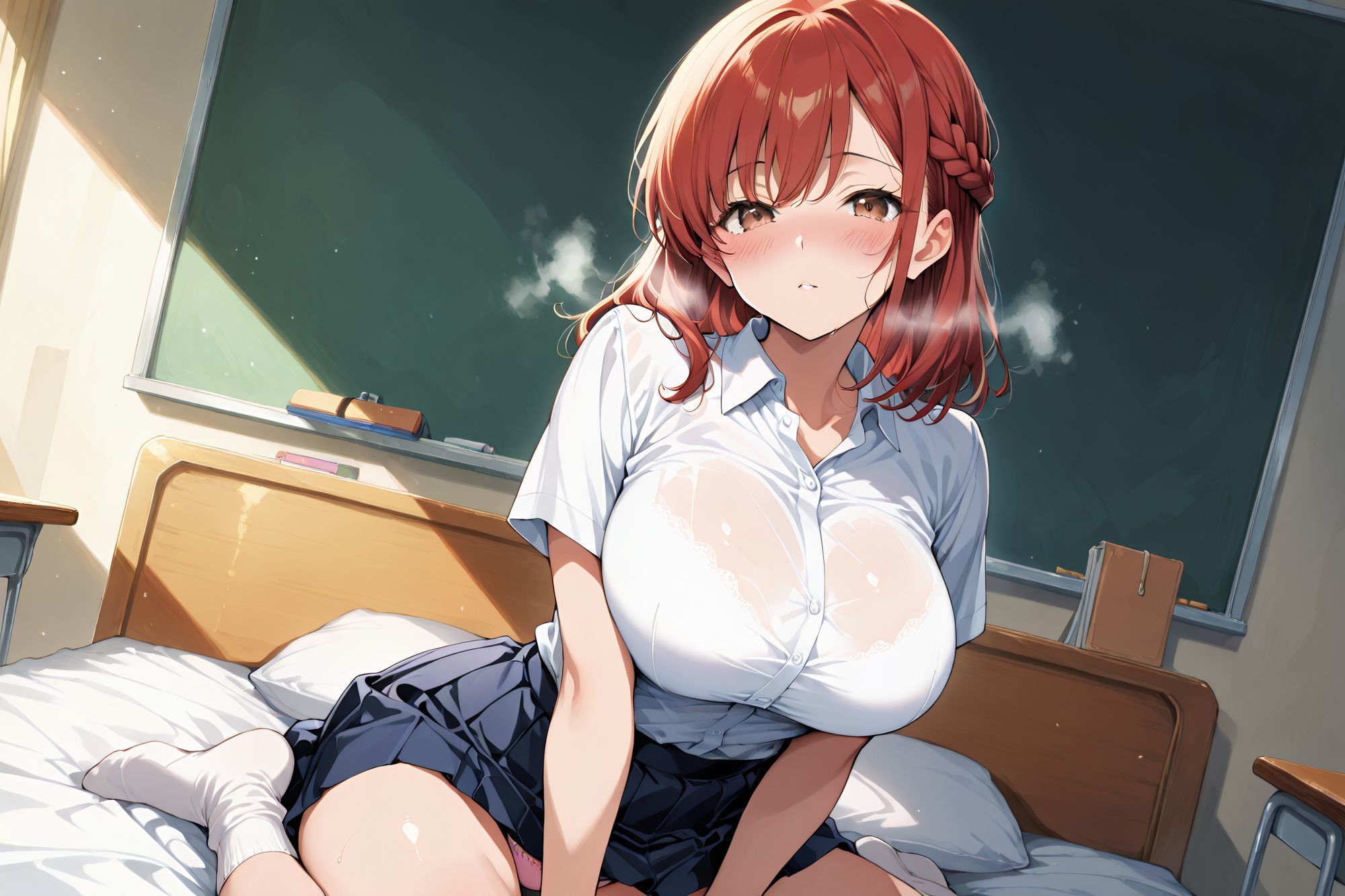 人気者の爆乳ギャルはいつでもヤらせてくれる都合の良い彼女 サンプル1ページ目