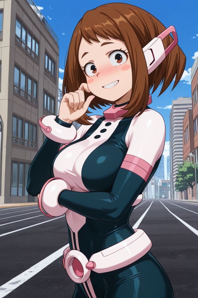 ヒーローの運命選択「麗日お茶子編」 サンプル1ページ目