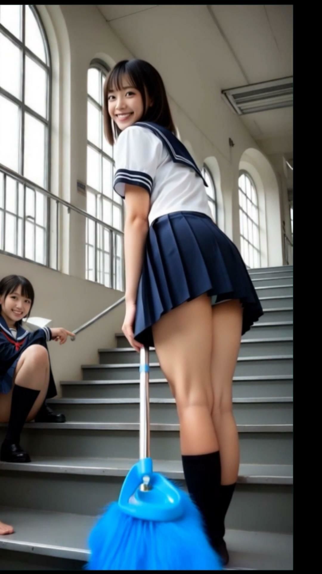 【動画】S級 制服女子 〜掃除編〜 サンプル8ページ目