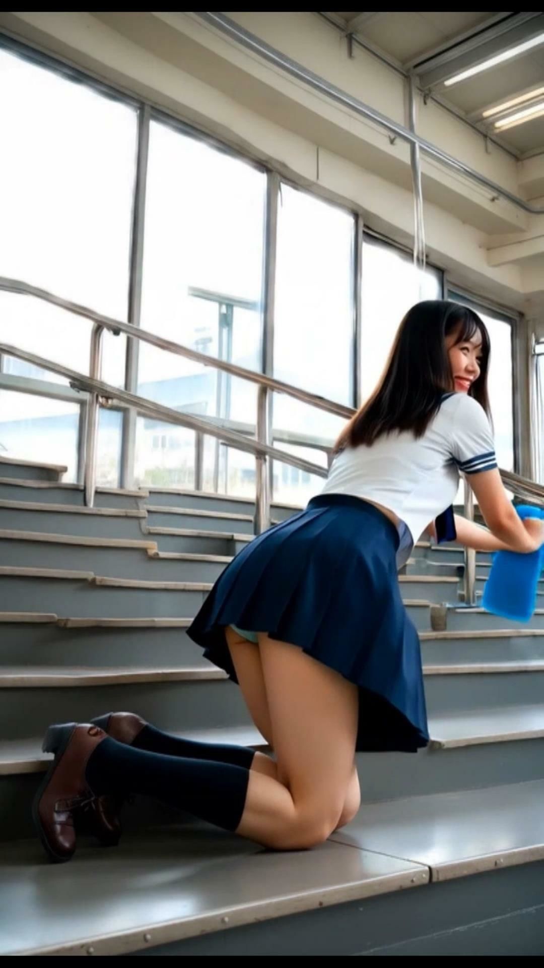 【動画】S級 制服女子 〜掃除編〜 サンプル9ページ目