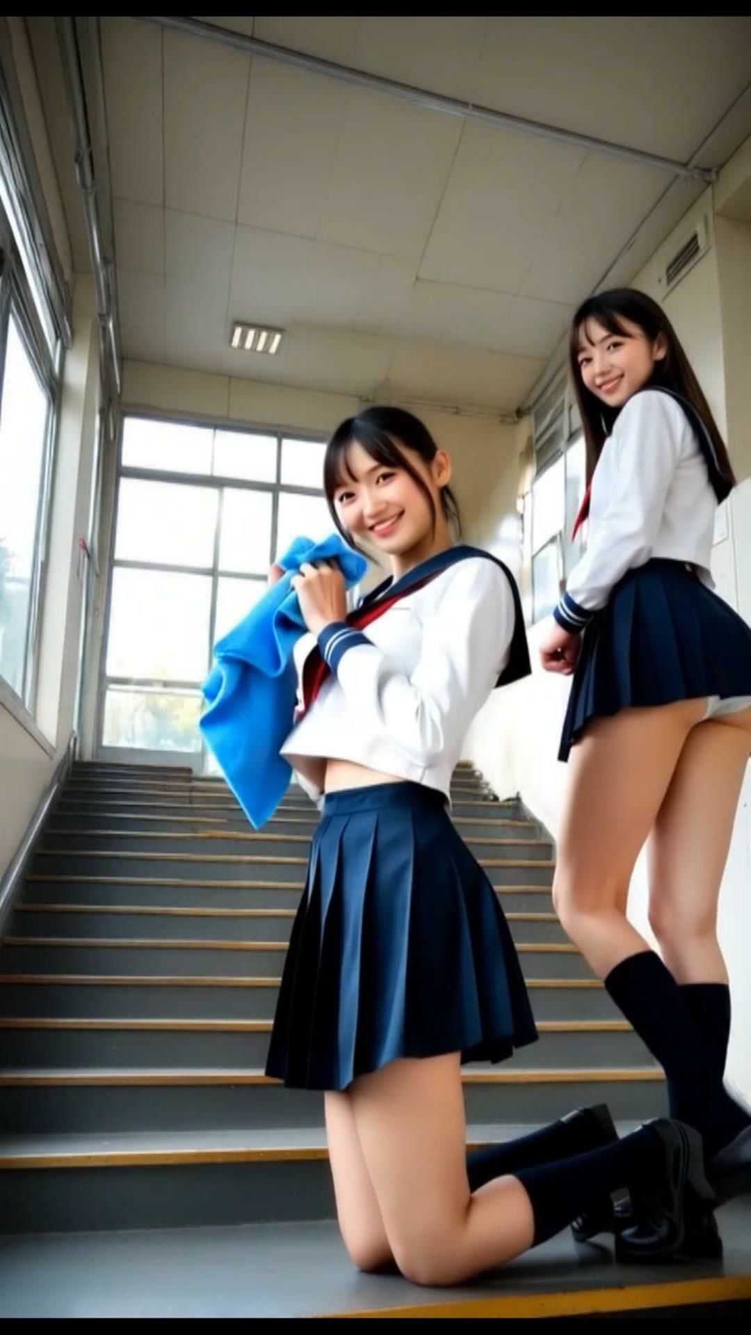 【動画】S級 制服女子 〜掃除編〜 サンプル10ページ目