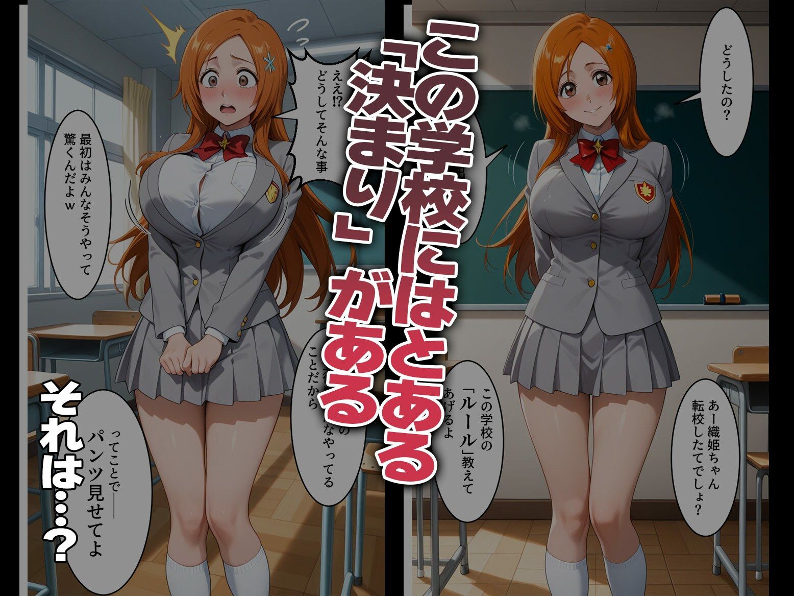 強●性処理学校 私たちこのクラスのオナホです 乱●＆●姫編 サンプル1ページ目