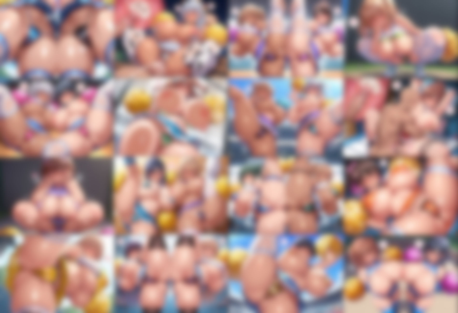 爆乳チアガール × ハミ毛 DE 応援 サンプル8ページ目