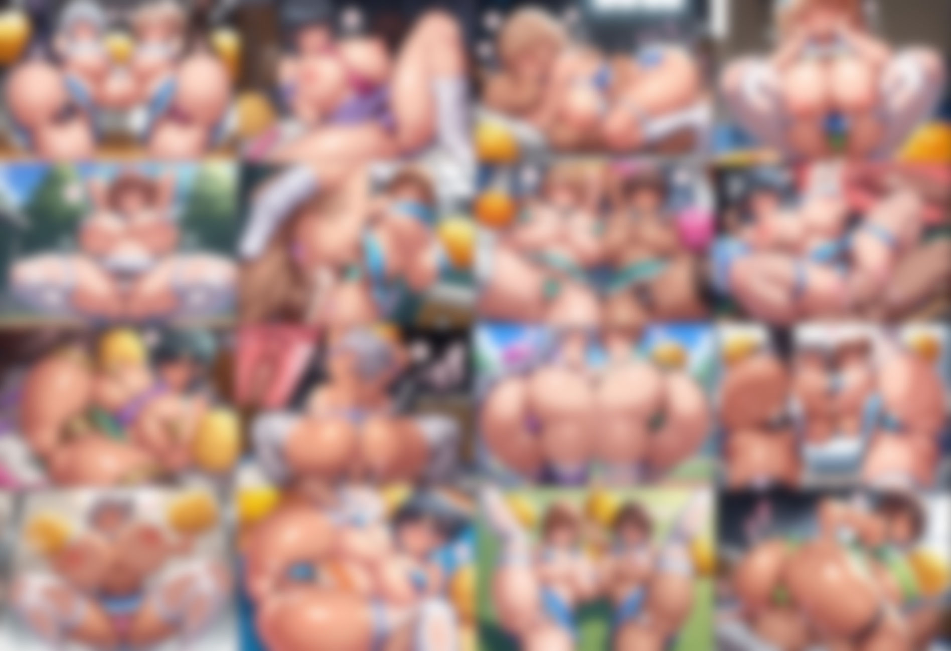 爆乳チアガール × ハミ毛 DE 応援 サンプル9ページ目