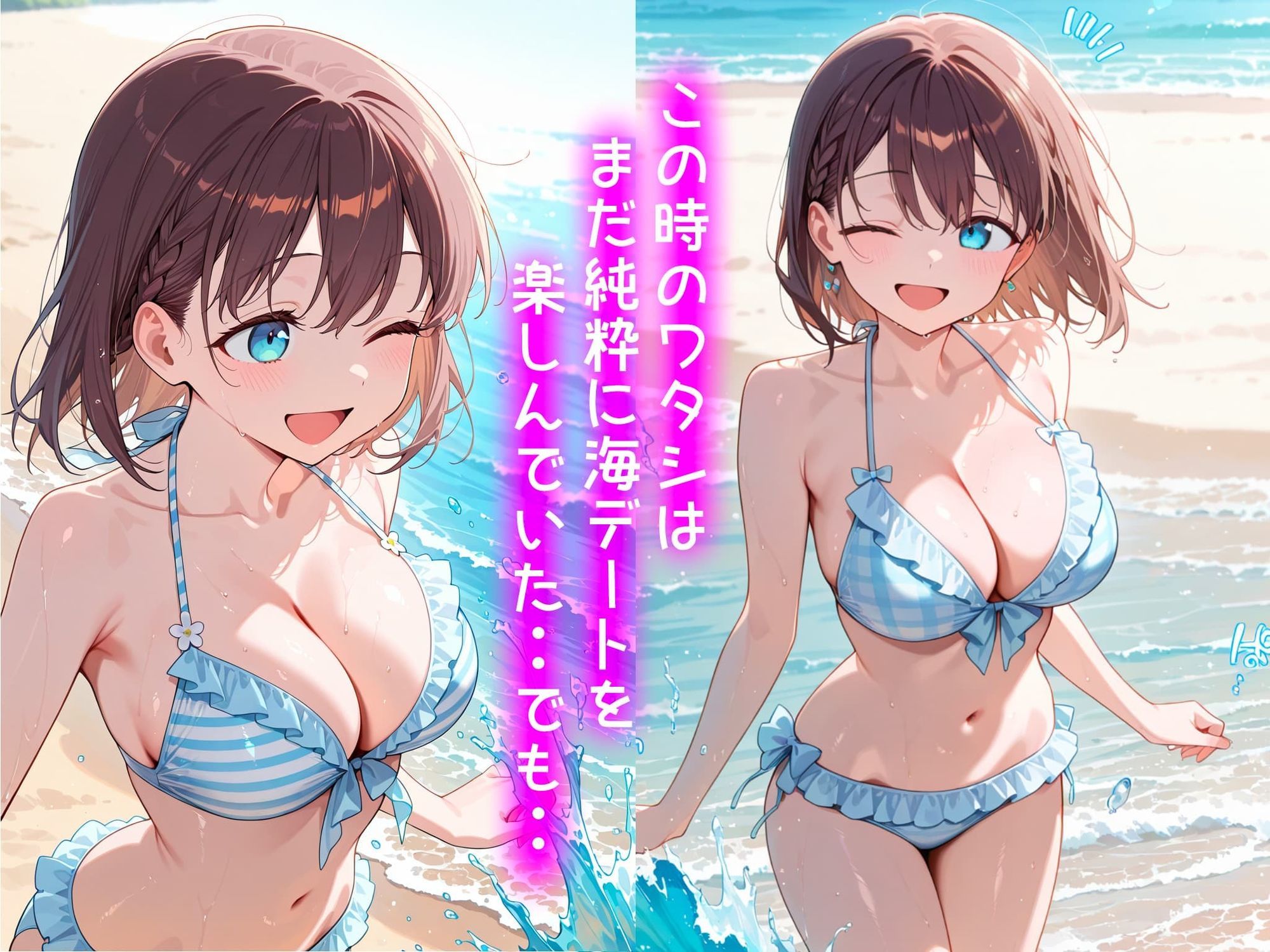 処女卒業記録〜ワタシが女になった夏〜【アイちゃん編】 サンプル2ページ目