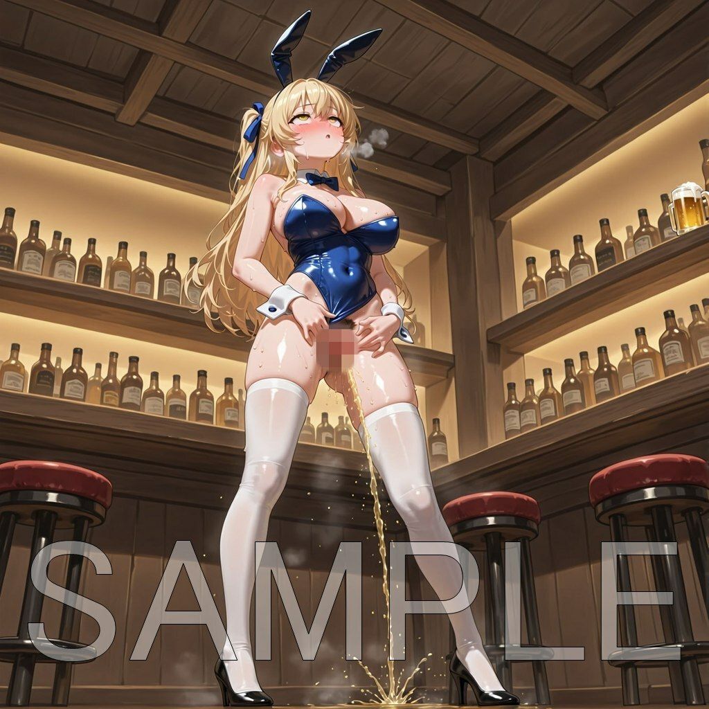限界放尿バニーガール サンプル2ページ目