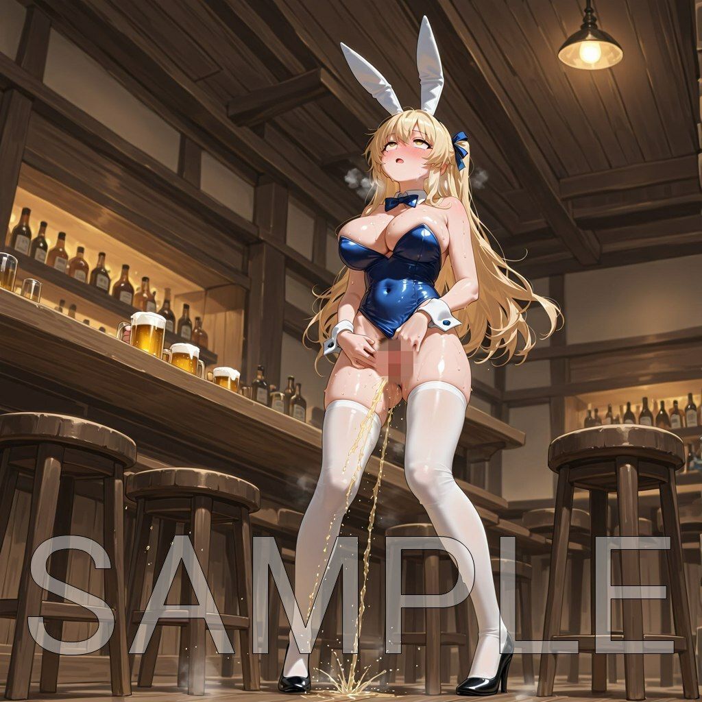 限界放尿バニーガール サンプル5ページ目