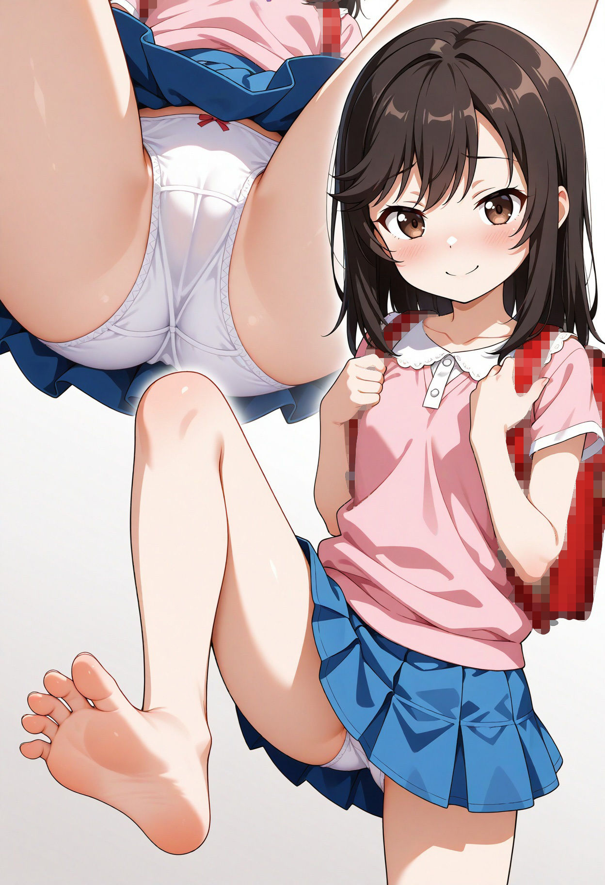 立ち絵とローアングル【一条蛍風1】 サンプル2ページ目