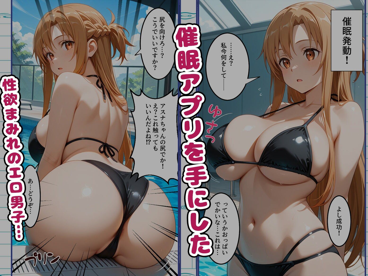 【S〇O編】知ってる？このプール…備え付けの「オナホ」があるらしいよ？1話 サンプル1ページ目