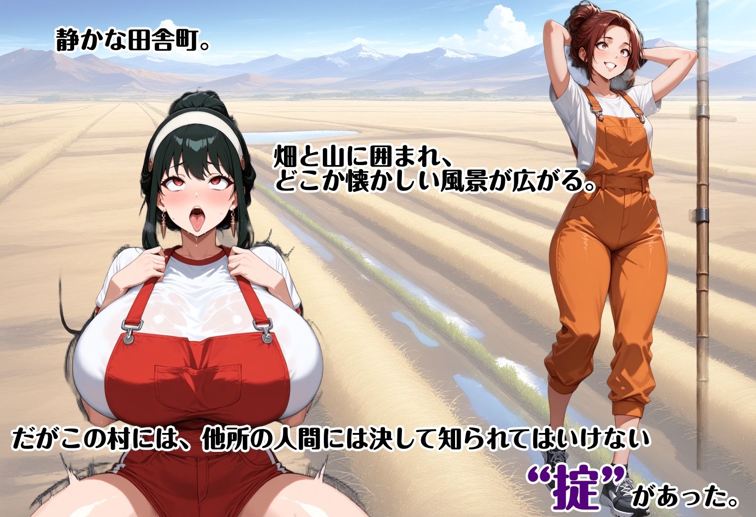 田舎肉穴奉仕村 ―村ぐるみでオマンコ管理― サンプル1ページ目