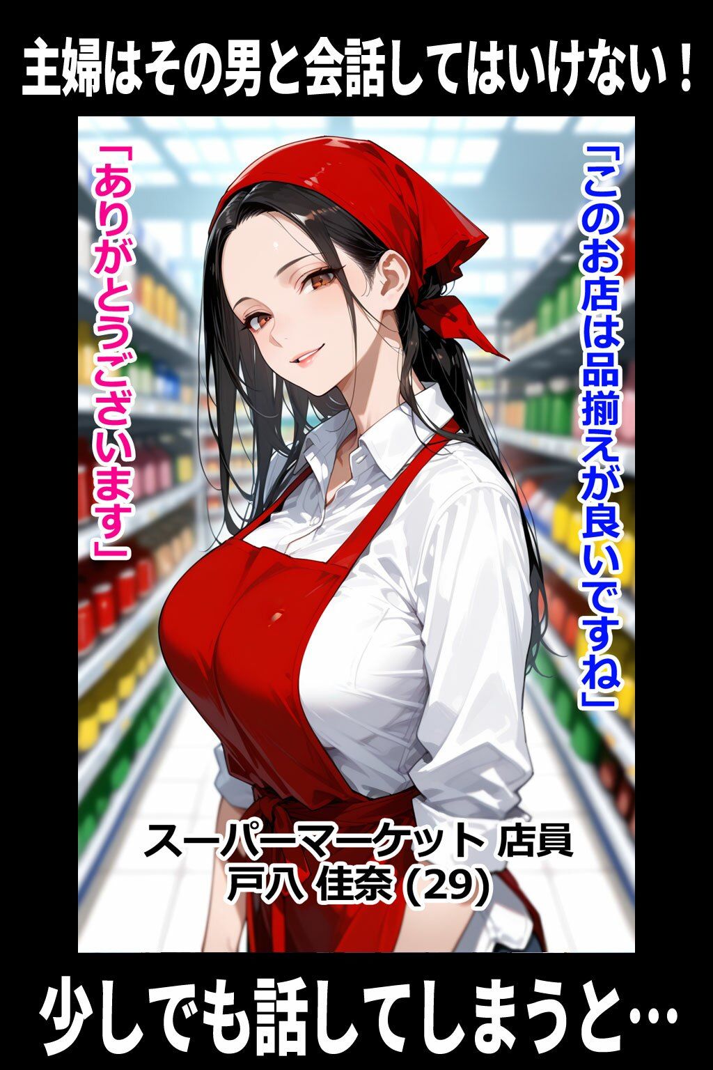 パート主婦はその男と会話してはいけない 即堕ち2コマ サンプル1ページ目