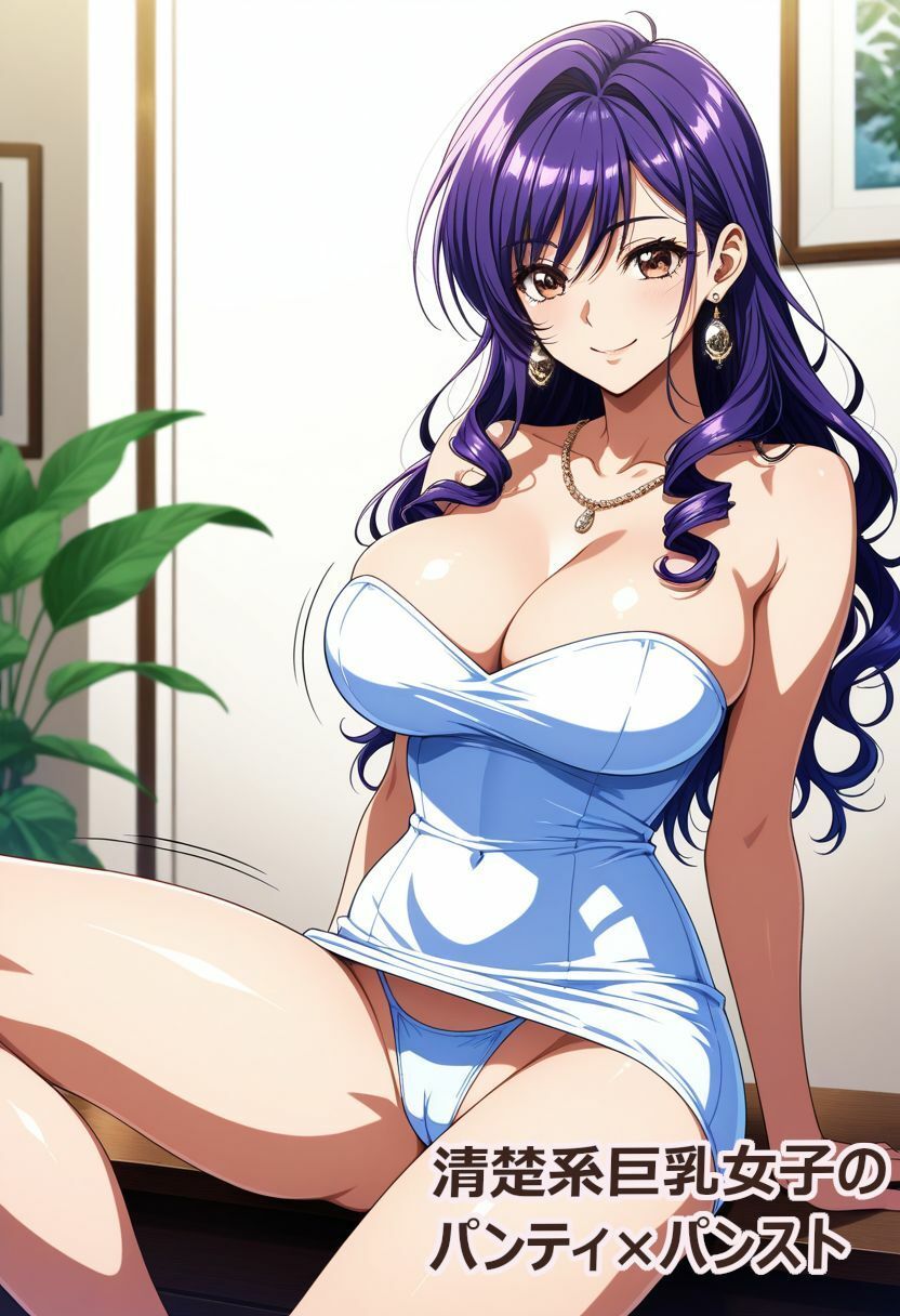 清楚系巨乳女子のパンティ×パンスト サンプル3ページ目