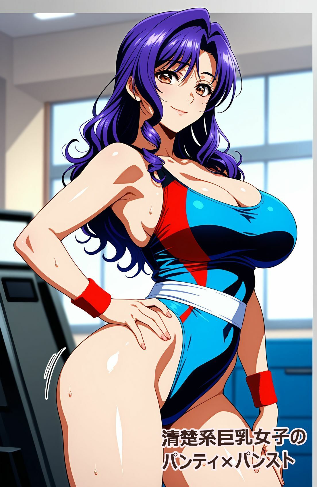 清楚系巨乳女子のパンティ×パンスト サンプル7ページ目