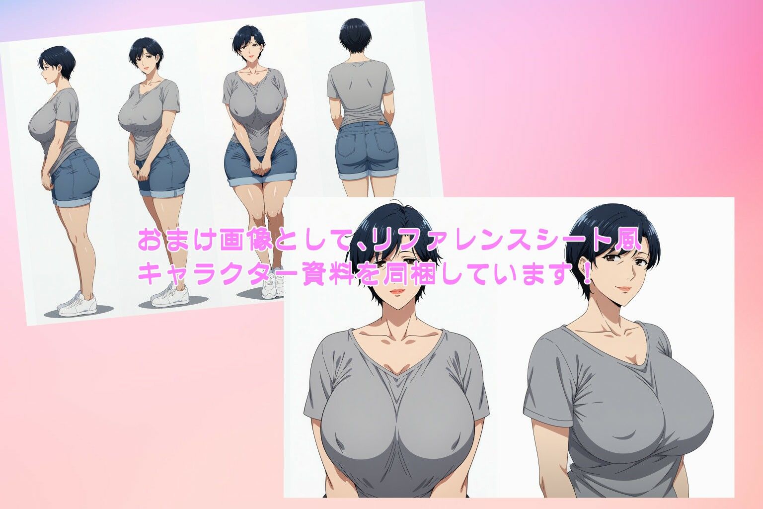 昔から大好きだった近所のおばさんと我慢できずにやっちゃった話 サンプル6ページ目