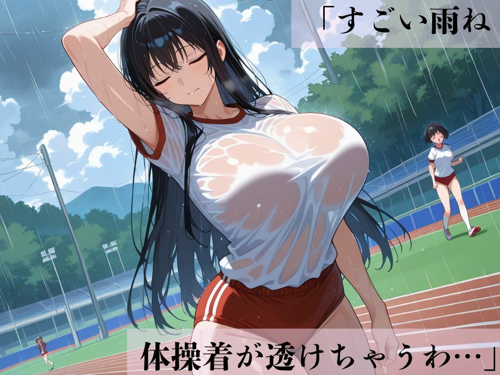 デカパイ美人妻体操着濡透密戯 サンプル1ページ目