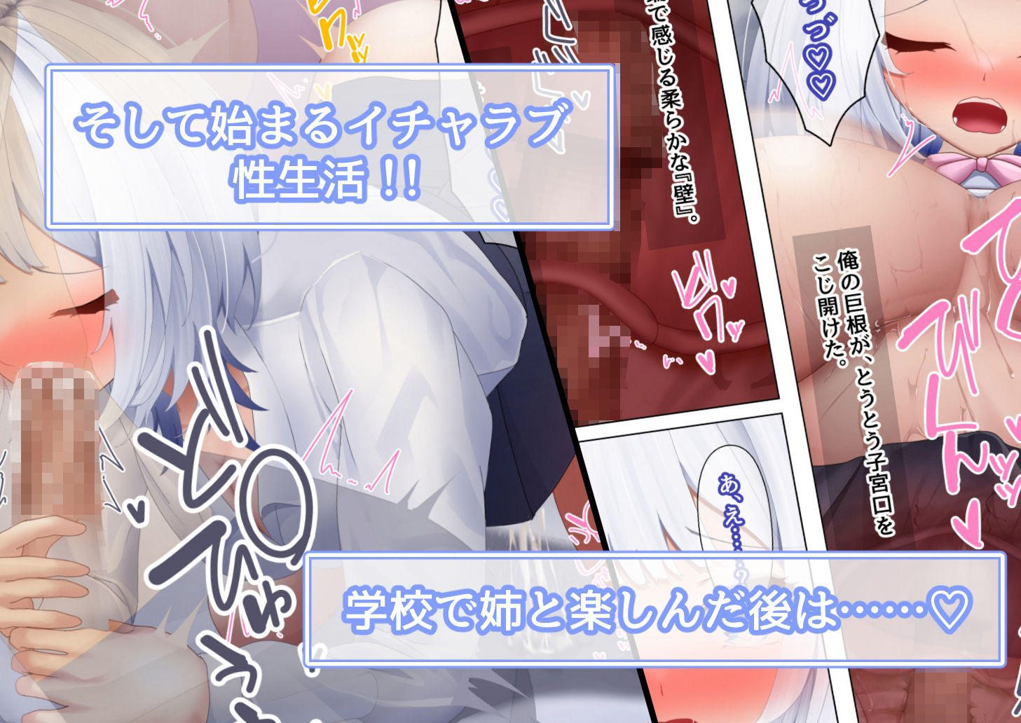 学園の巨乳姉妹をセックス三昧の果てに孕ませるまで 〜心の読める姉と性欲狂いの妹〜 サンプル2ページ目