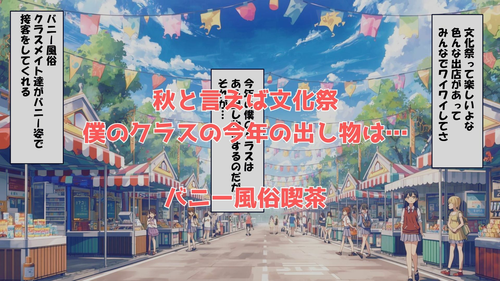 文化祭バニー風俗 サンプル1ページ目