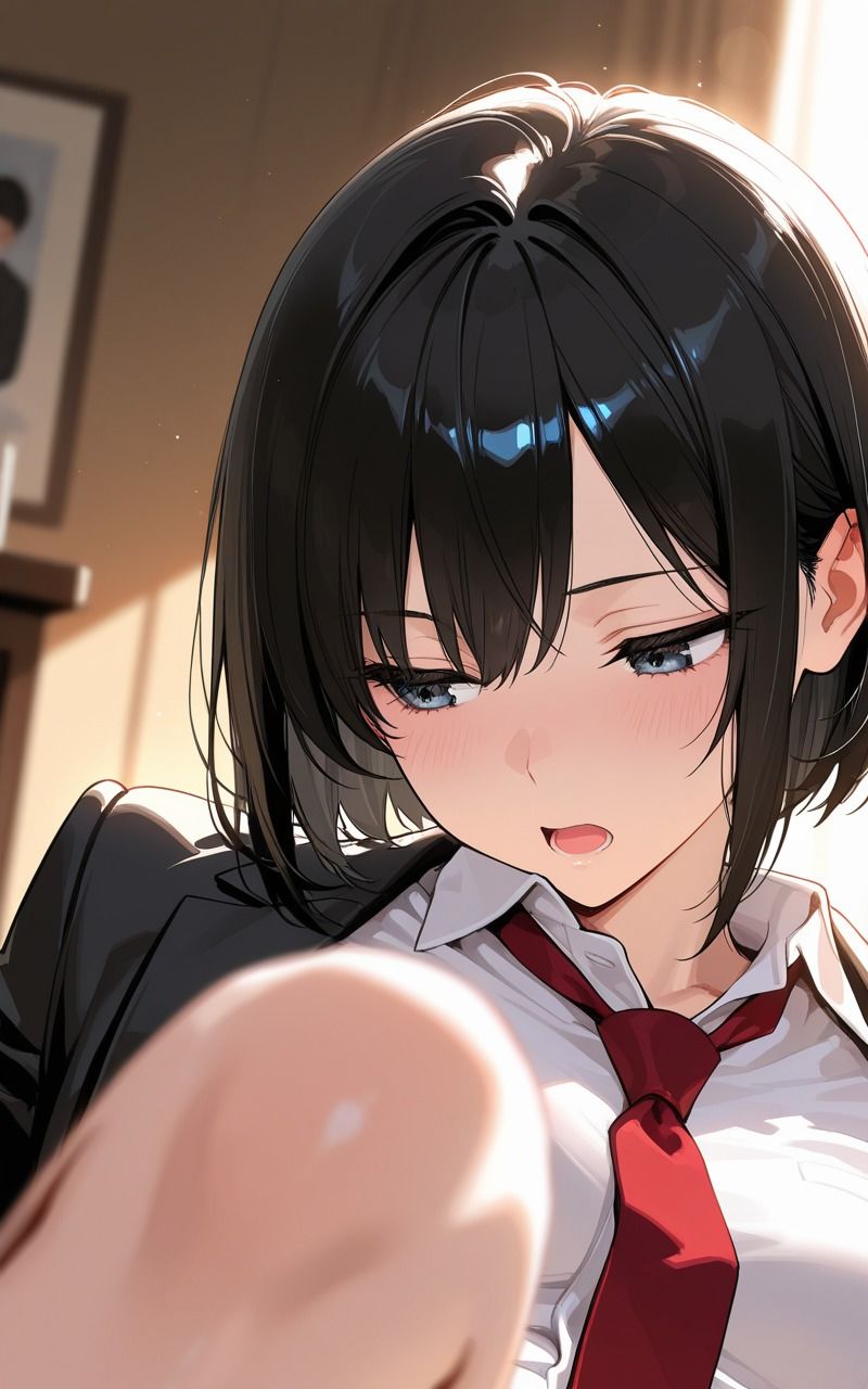 彼女と放課後イチャラブSEX  ま〇こがキツくて抜け出せない・・・ サンプル1ページ目