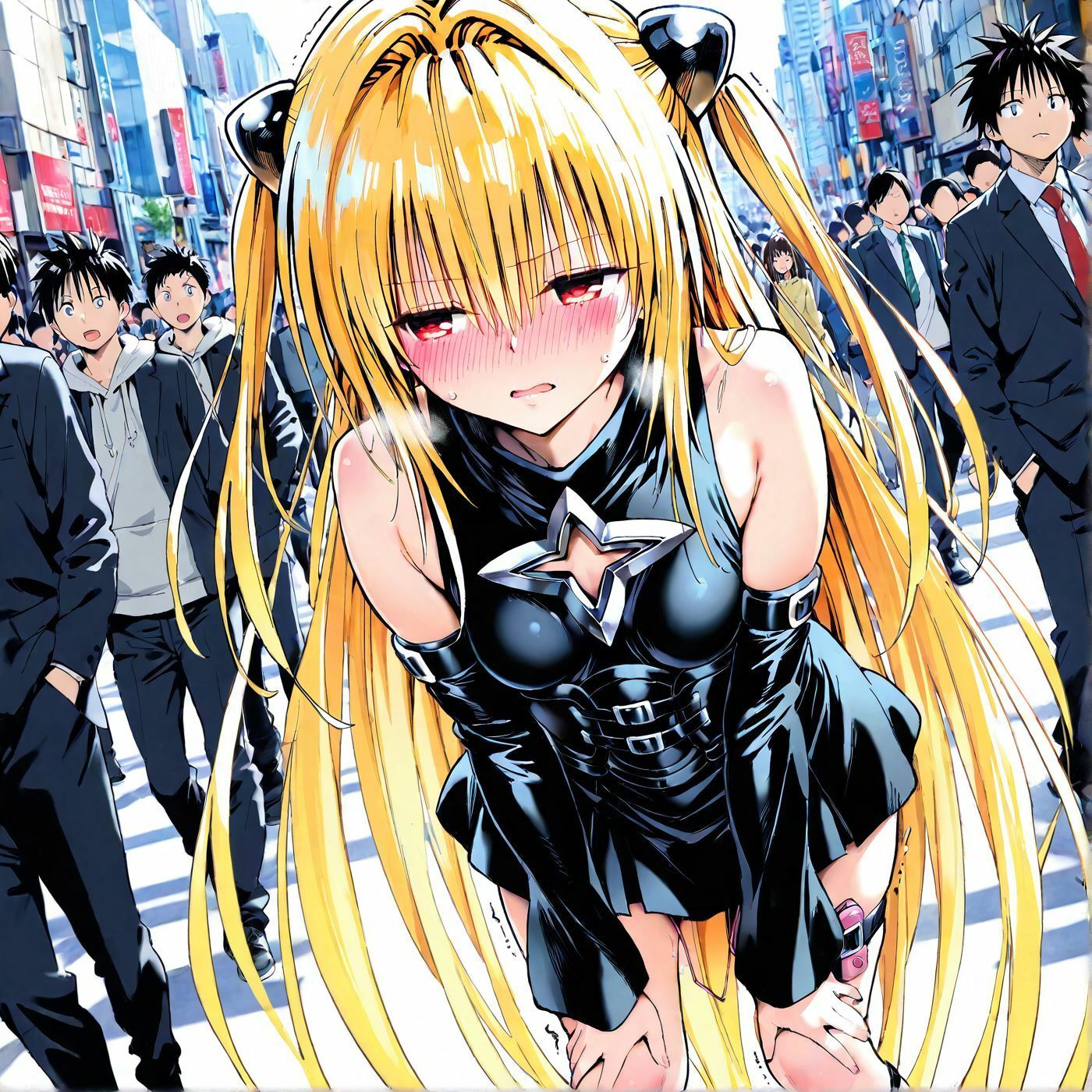 〇ミ  黒服 サンプル1ページ目