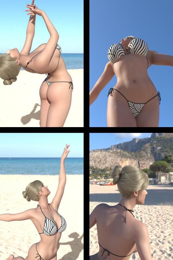 才色兼備の北米女教師エレン先生の水着モデル風写真集Teacher_01 サンプル2ページ目