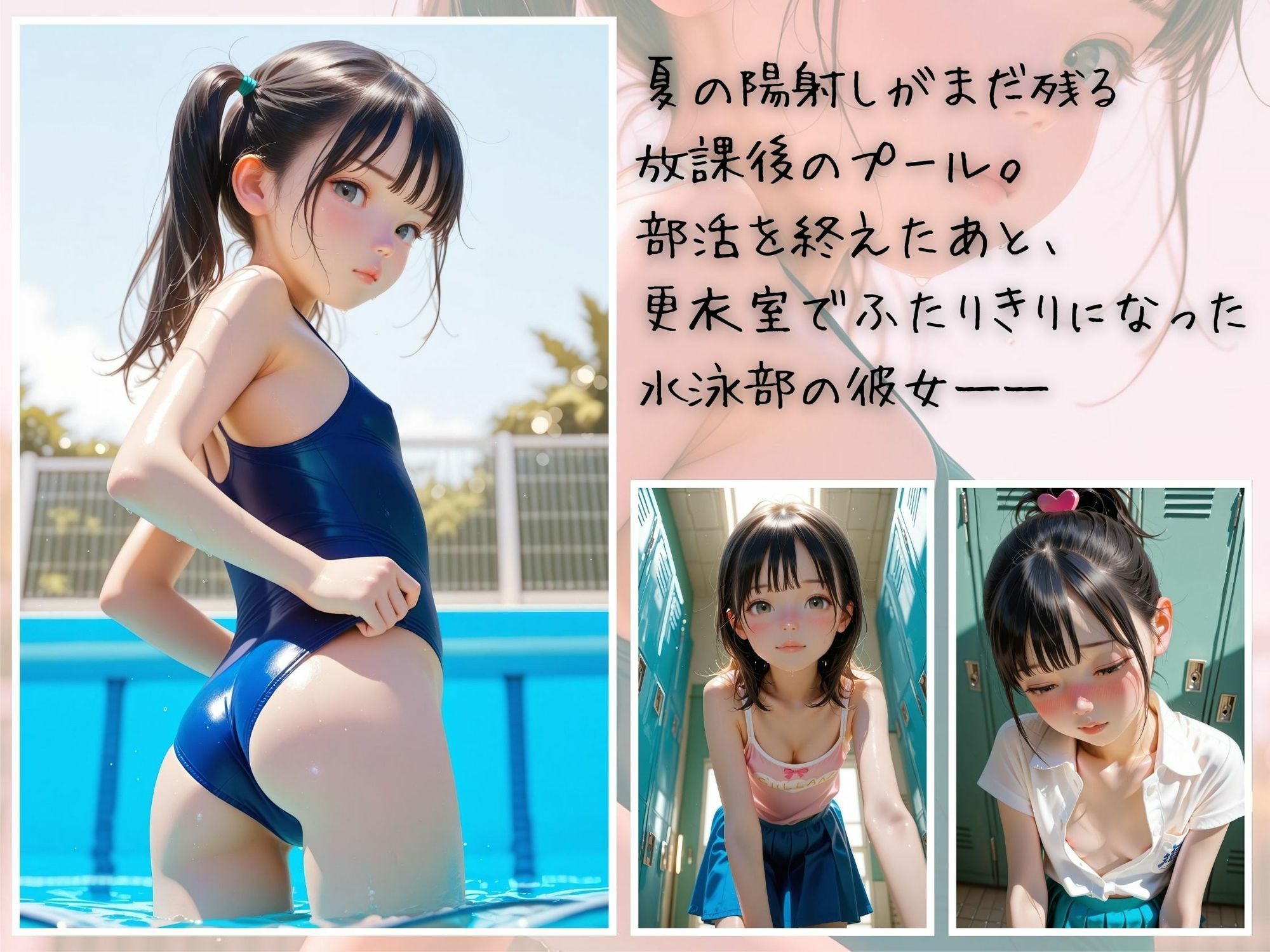 放課後リアル ＃08 〜水面に揺れる水泳部の秘密〜 サンプル1ページ目