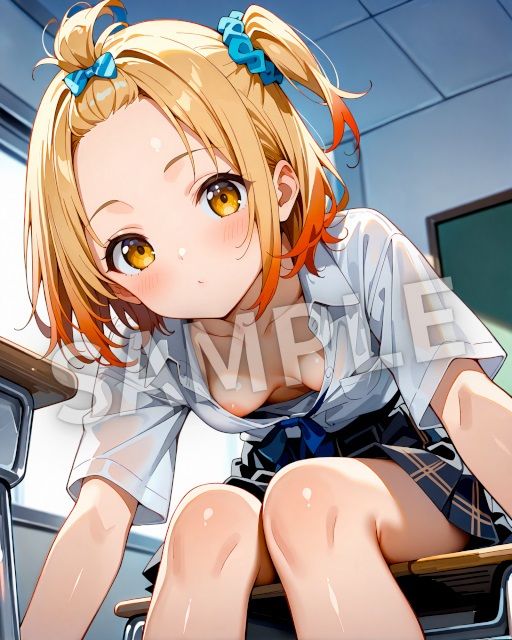 ちょっぴりドキドキ胸チラシーン サンプル5ページ目