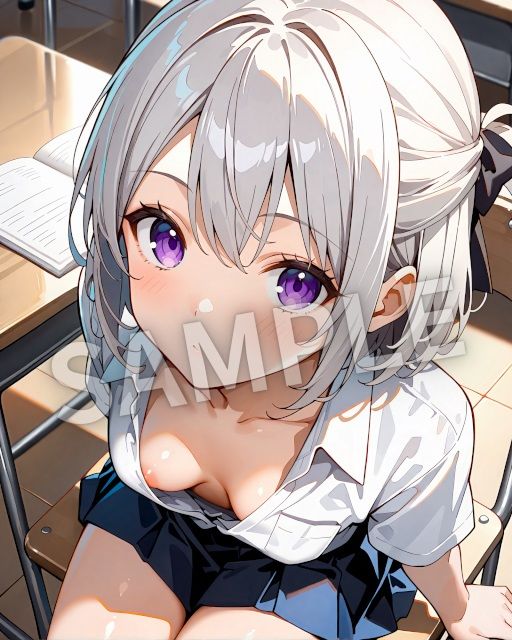 ちょっぴりドキドキ胸チラシーン サンプル6ページ目