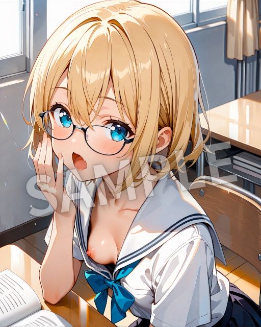 ちょっぴりドキドキ胸チラシーン サンプル8ページ目
