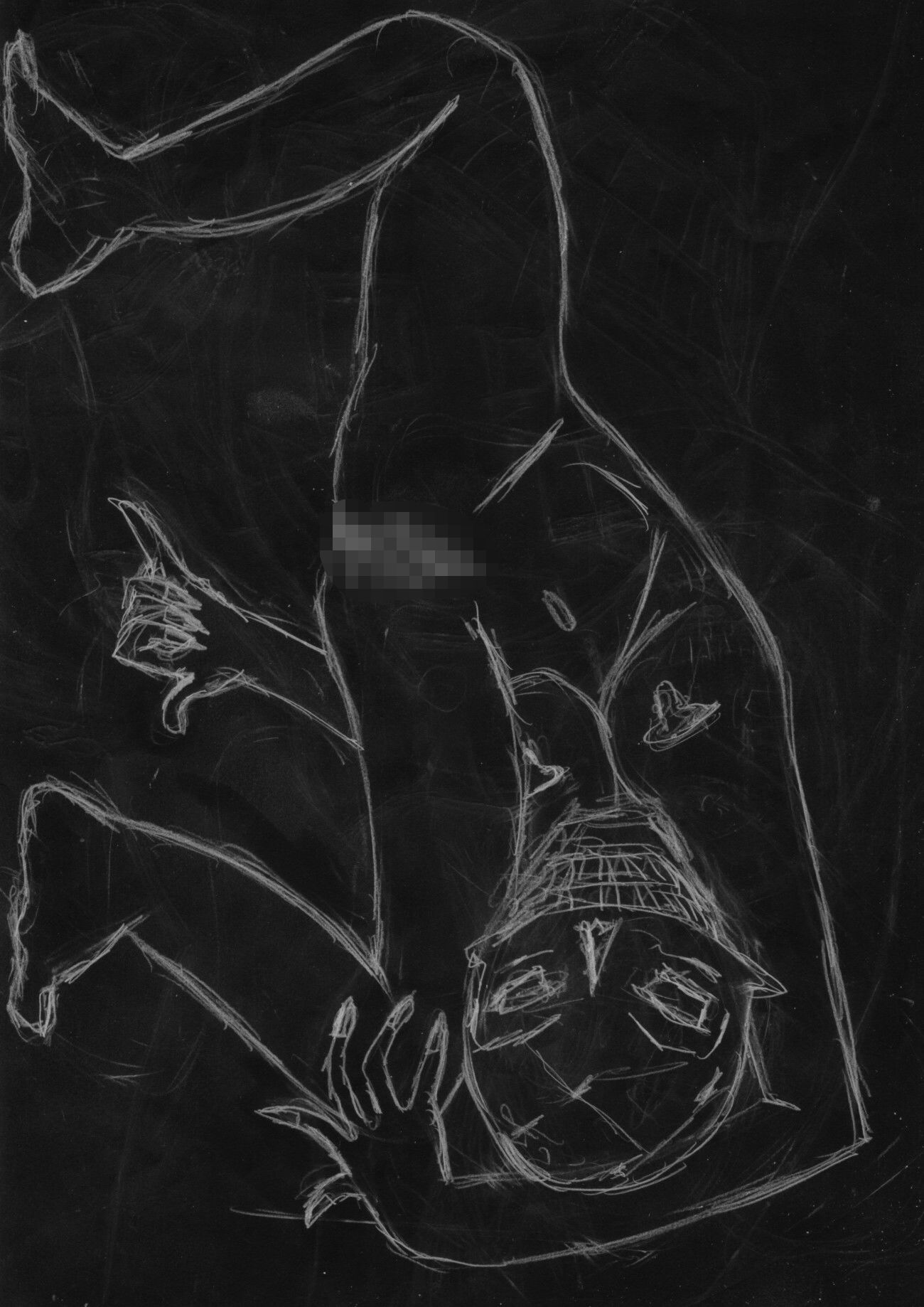 黒よりも黒いエロティックホラー黒戯絵集「マネキンポーズ4」 サンプル5ページ目