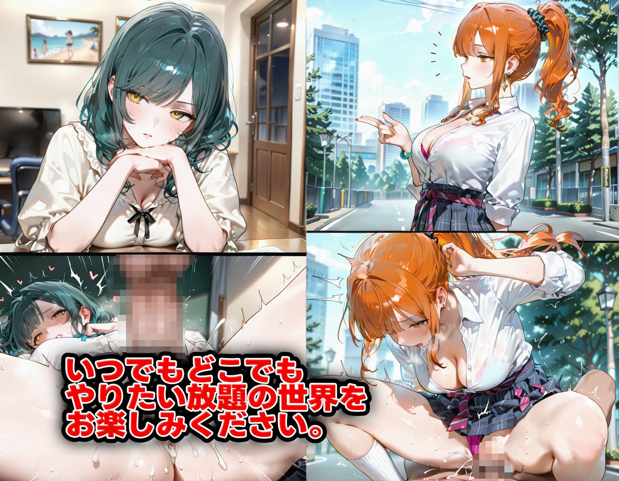 洗脳スキルで学園支配！！！射精しまくりハーレム 即堕ち2コマシリーズ サンプル10ページ目