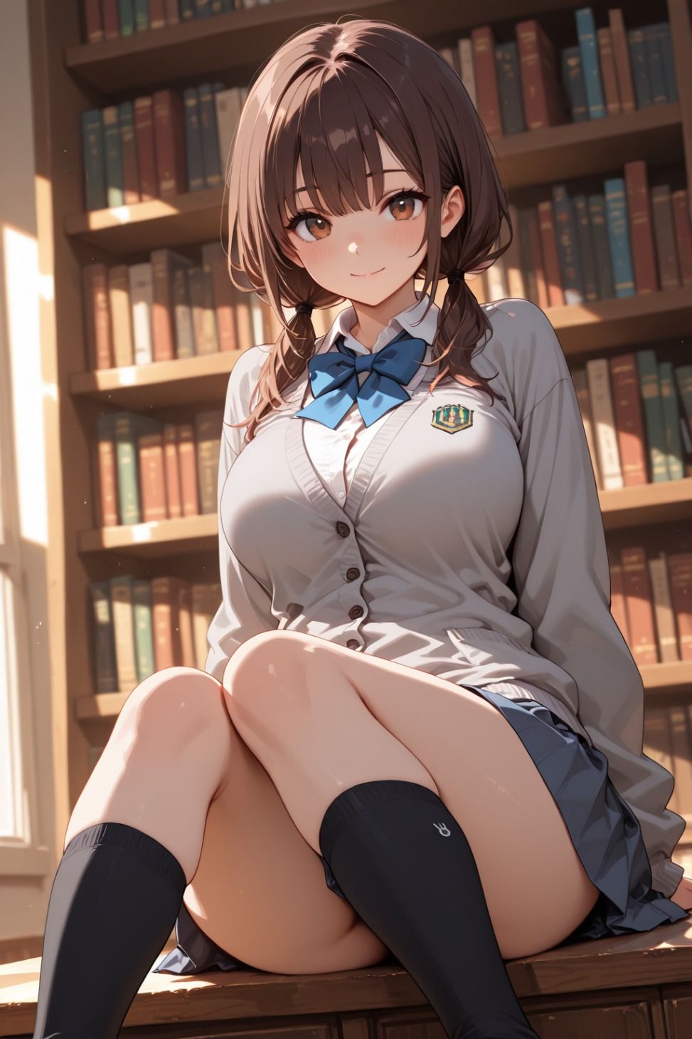 放課後、図書室で待ってるね サンプル1ページ目