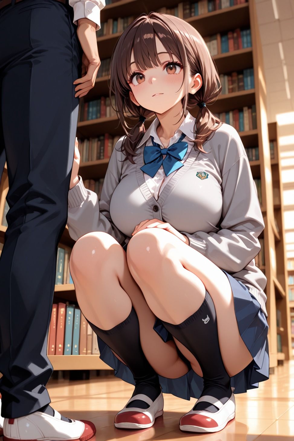 放課後、図書室で待ってるね サンプル2ページ目