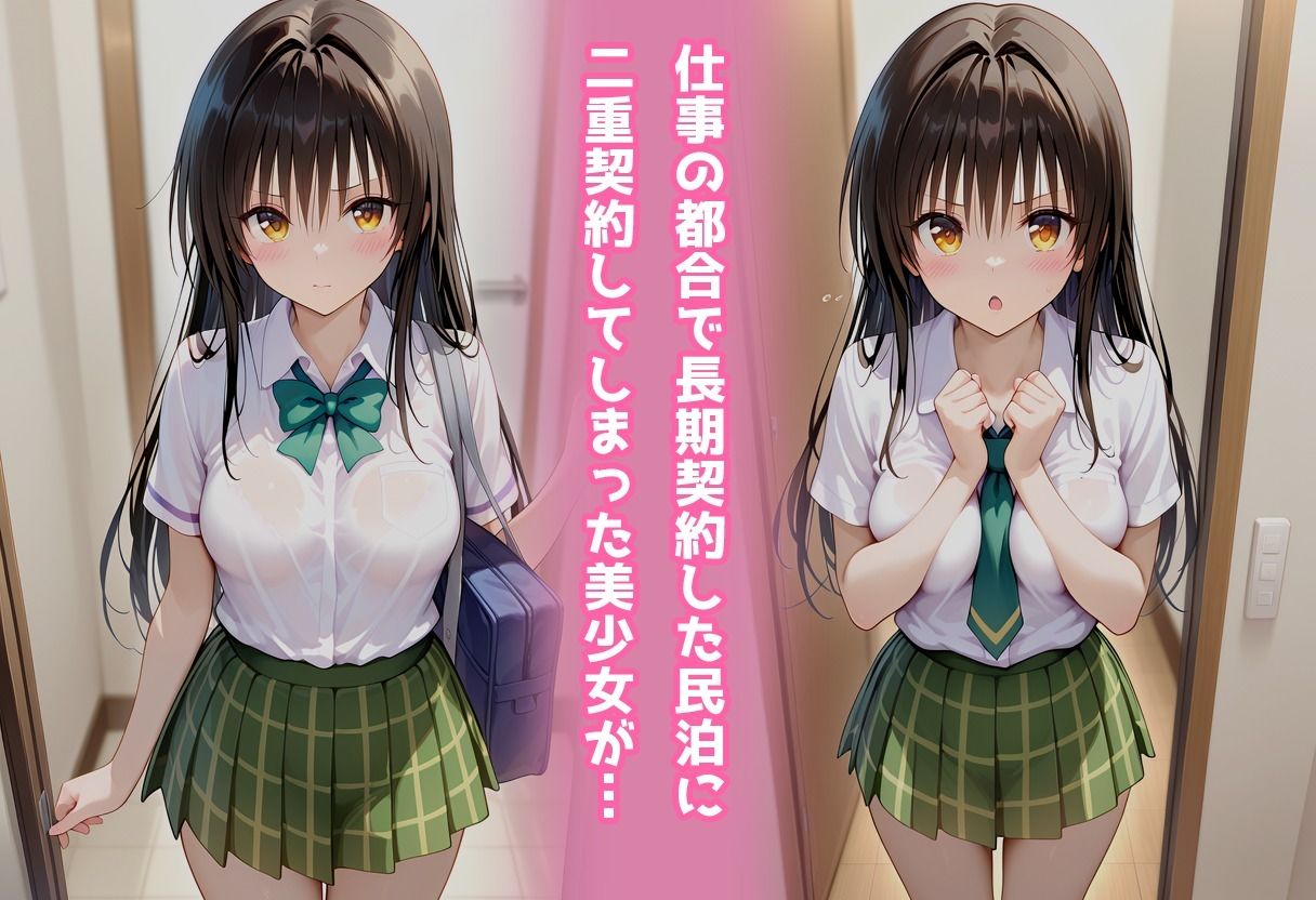 民泊トラブル！？…美少女と突然の強●ルームシェア性活 〜古手川編〜 サンプル1ページ目