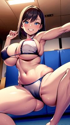 陸上女子 サンプル2ページ目