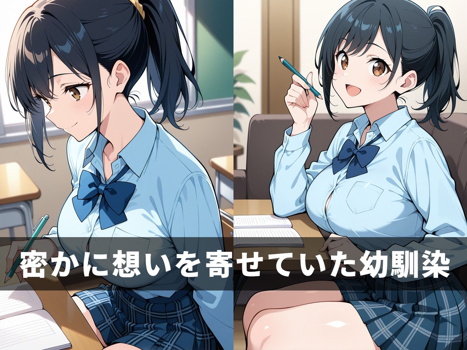 幼馴染女子校生と生ハメ種付けSEX サンプル1ページ目