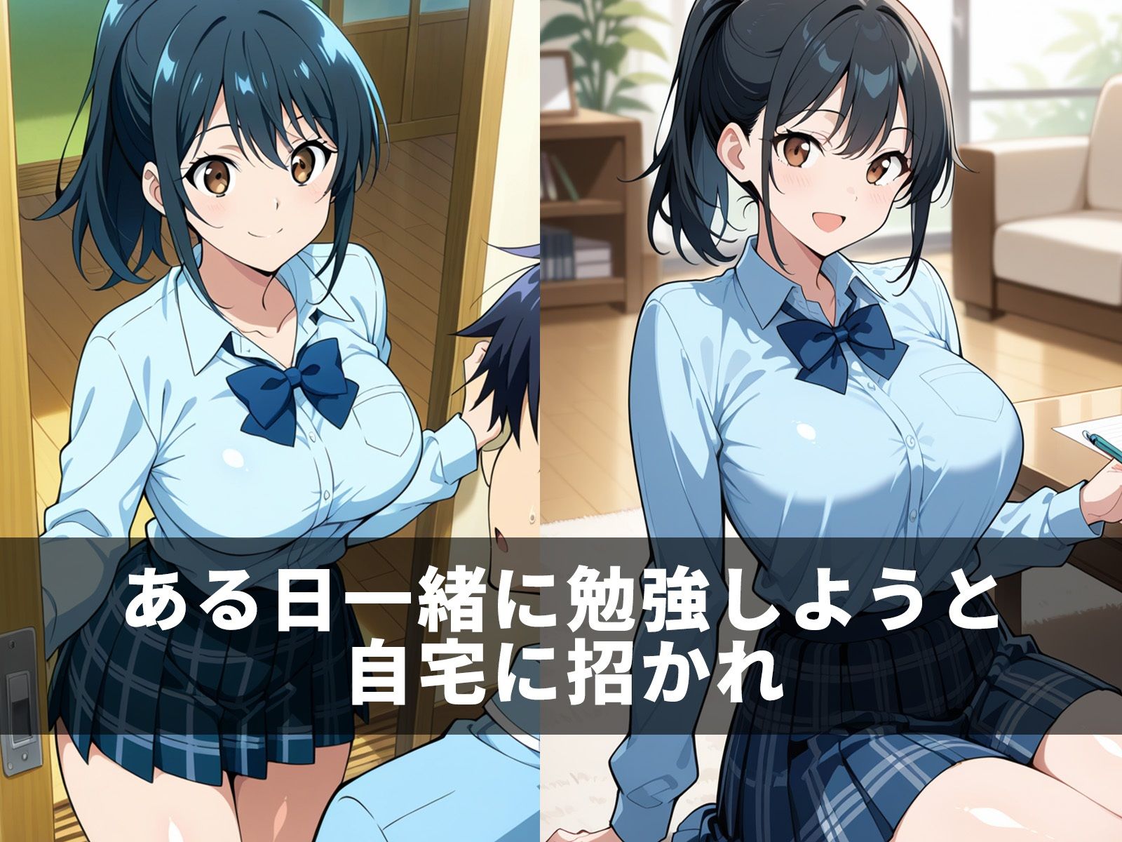 幼馴染女子校生と生ハメ種付けSEX サンプル2ページ目