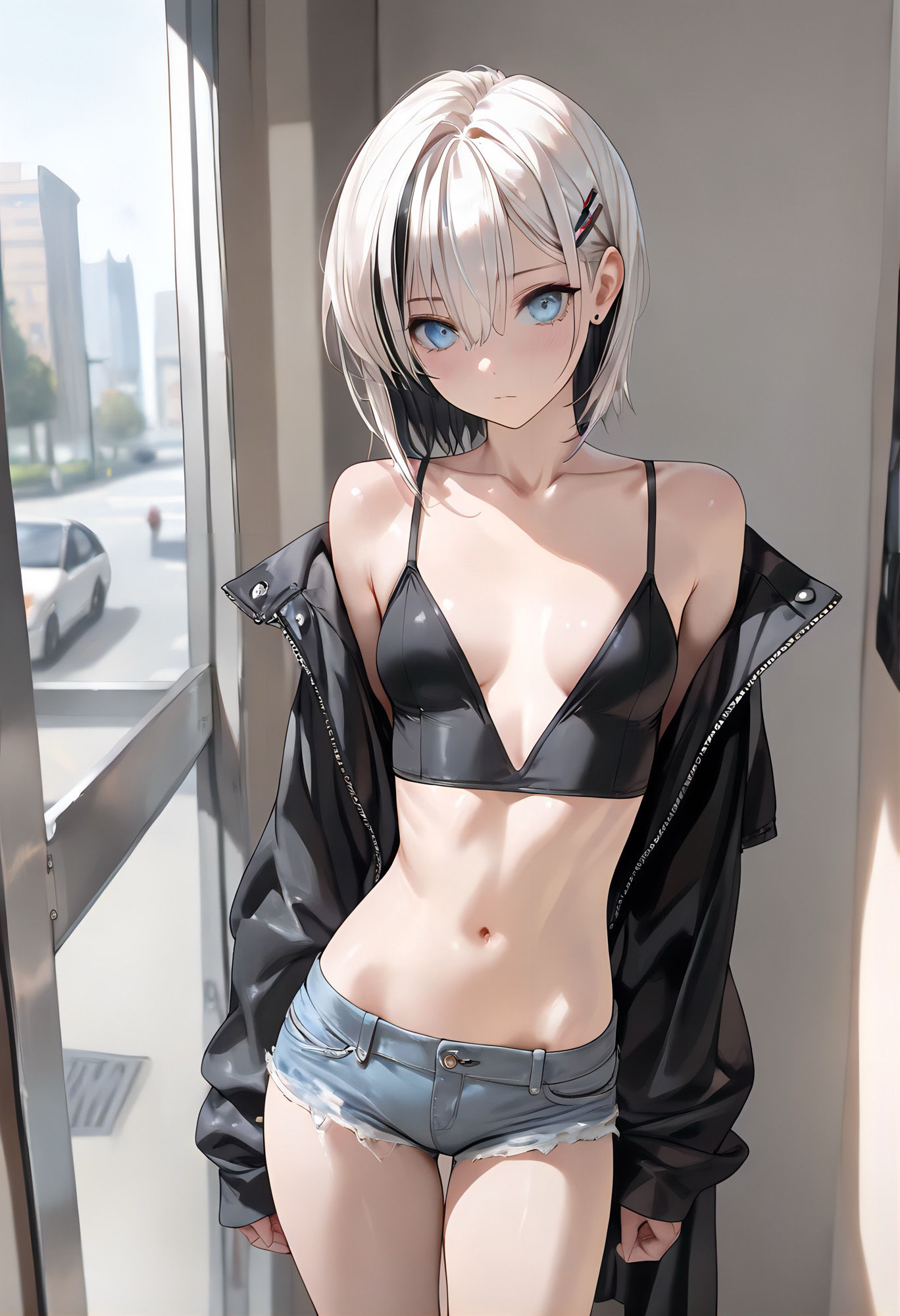 白髪ギャルが堕ちるまで サンプル2ページ目
