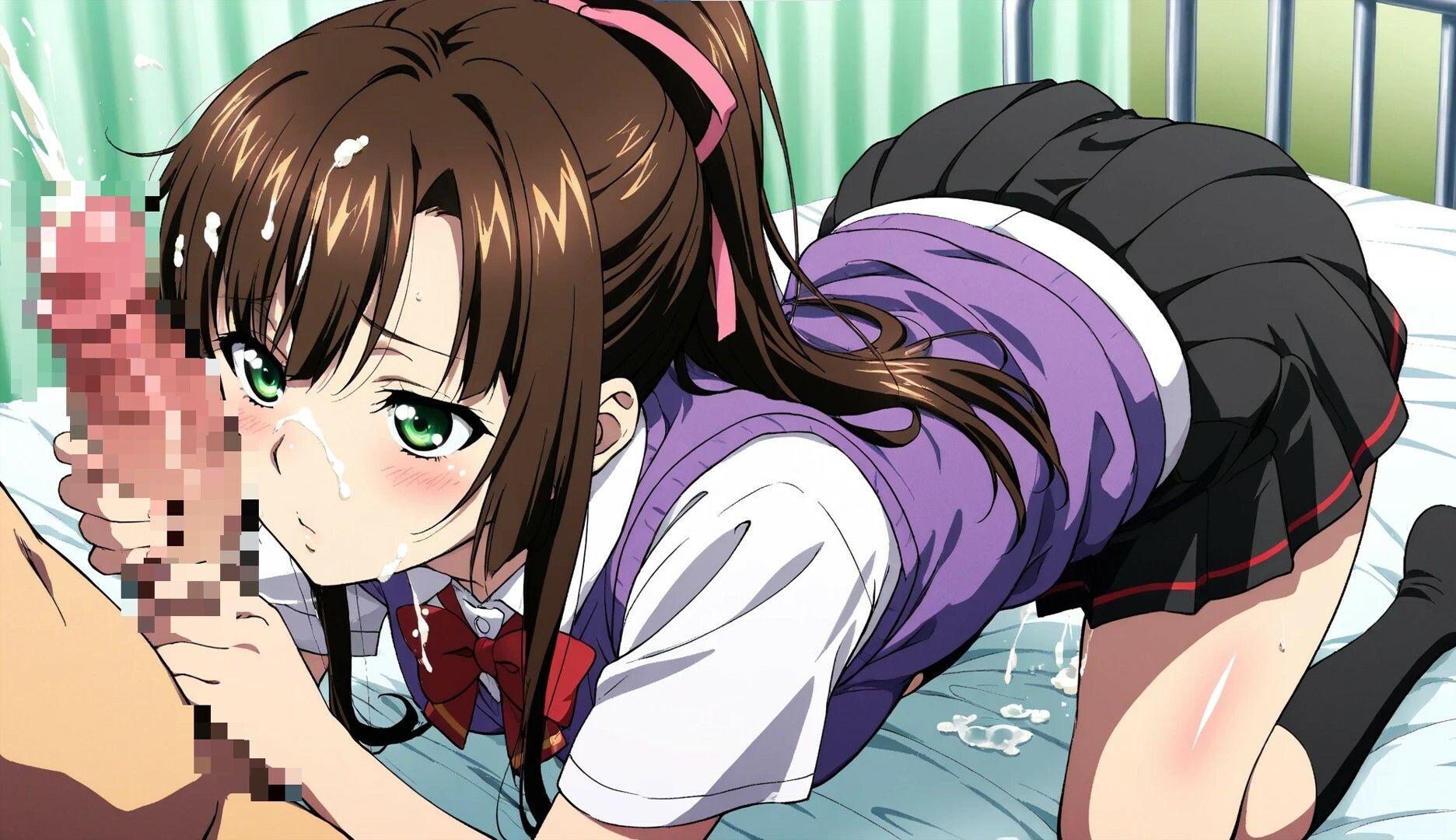 いつも好きな親友の女子を助ける優しいポニテお姉さんと・・・■ サンプル3ページ目