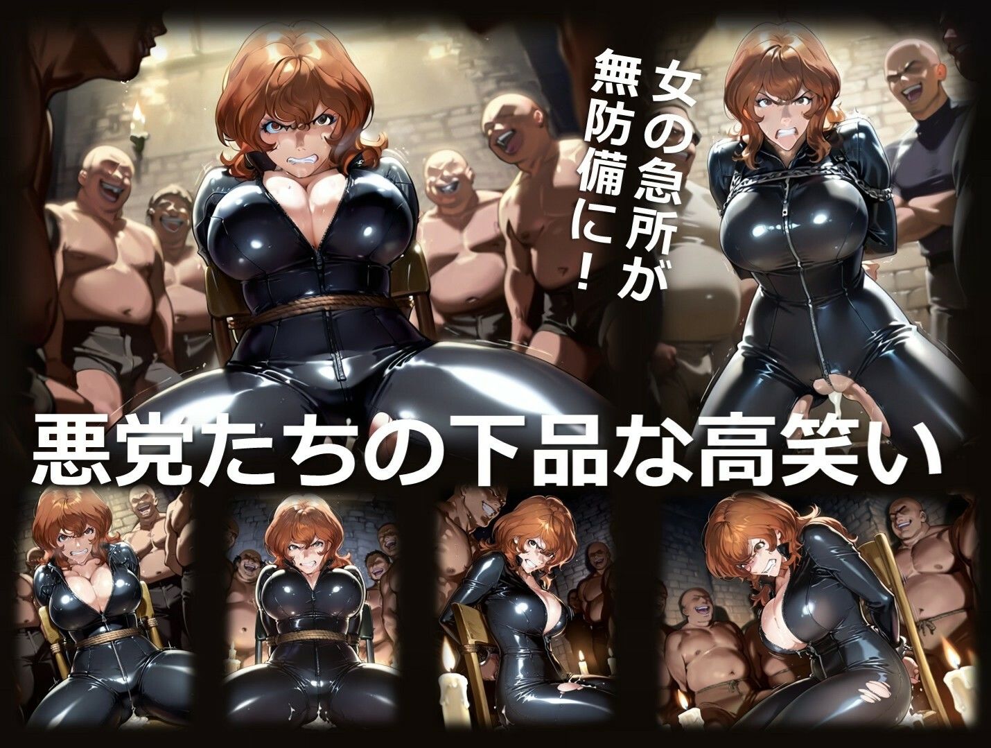 女怪盗 第3章 〜拘束〜 サンプル1ページ目