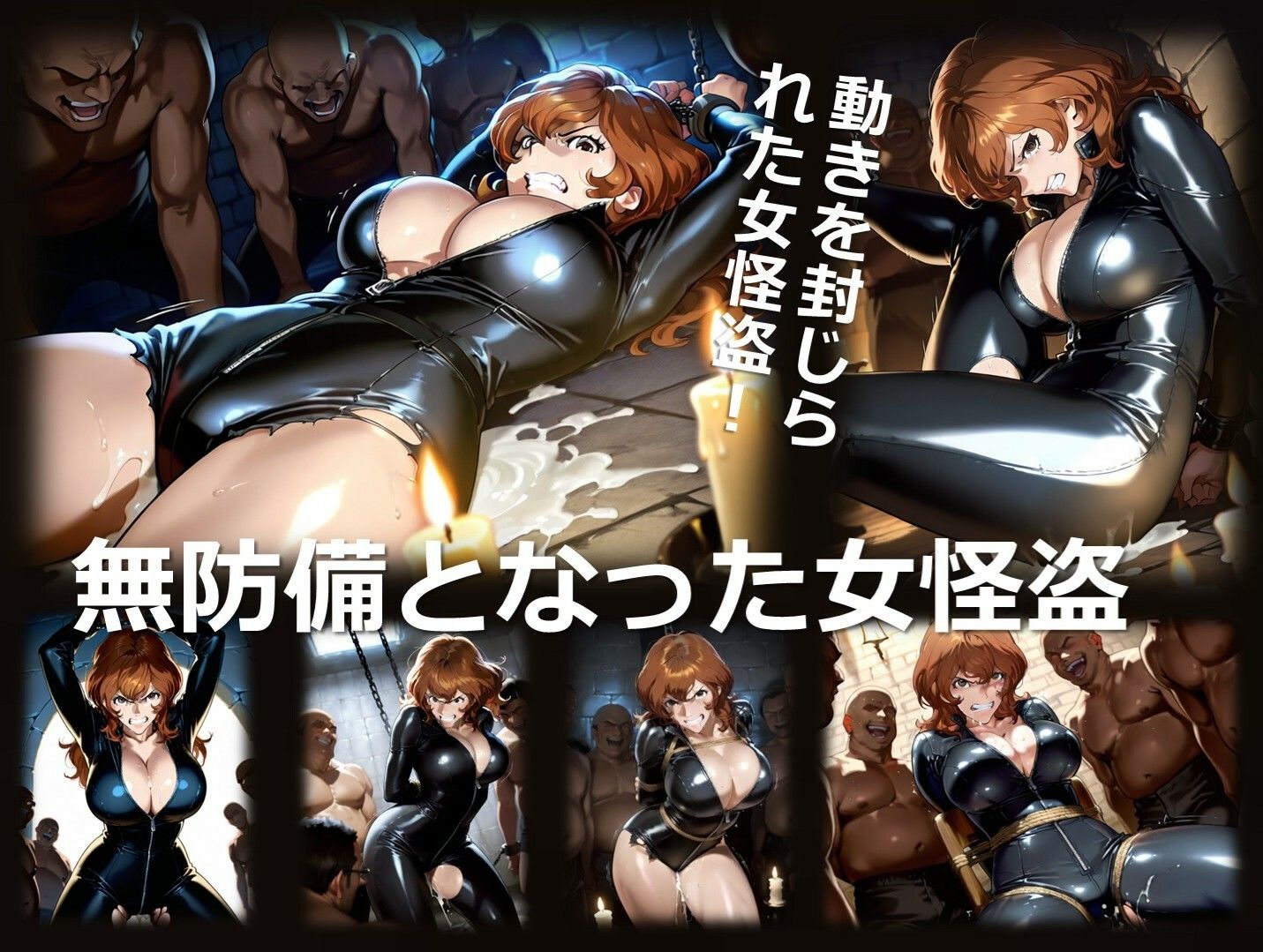 女怪盗 第3章 〜拘束〜 サンプル2ページ目