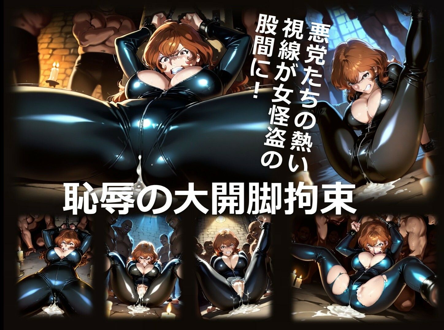 女怪盗 第3章 〜拘束〜 サンプル4ページ目