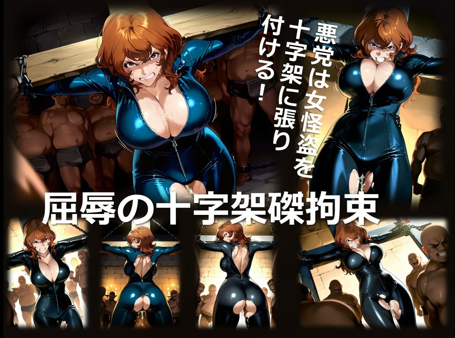 女怪盗 第3章 〜拘束〜 サンプル6ページ目