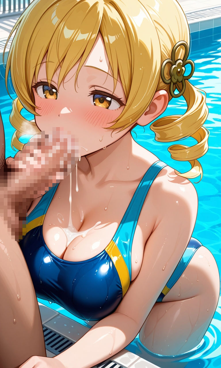 競泳水着の巴◯ミ サンプル3ページ目