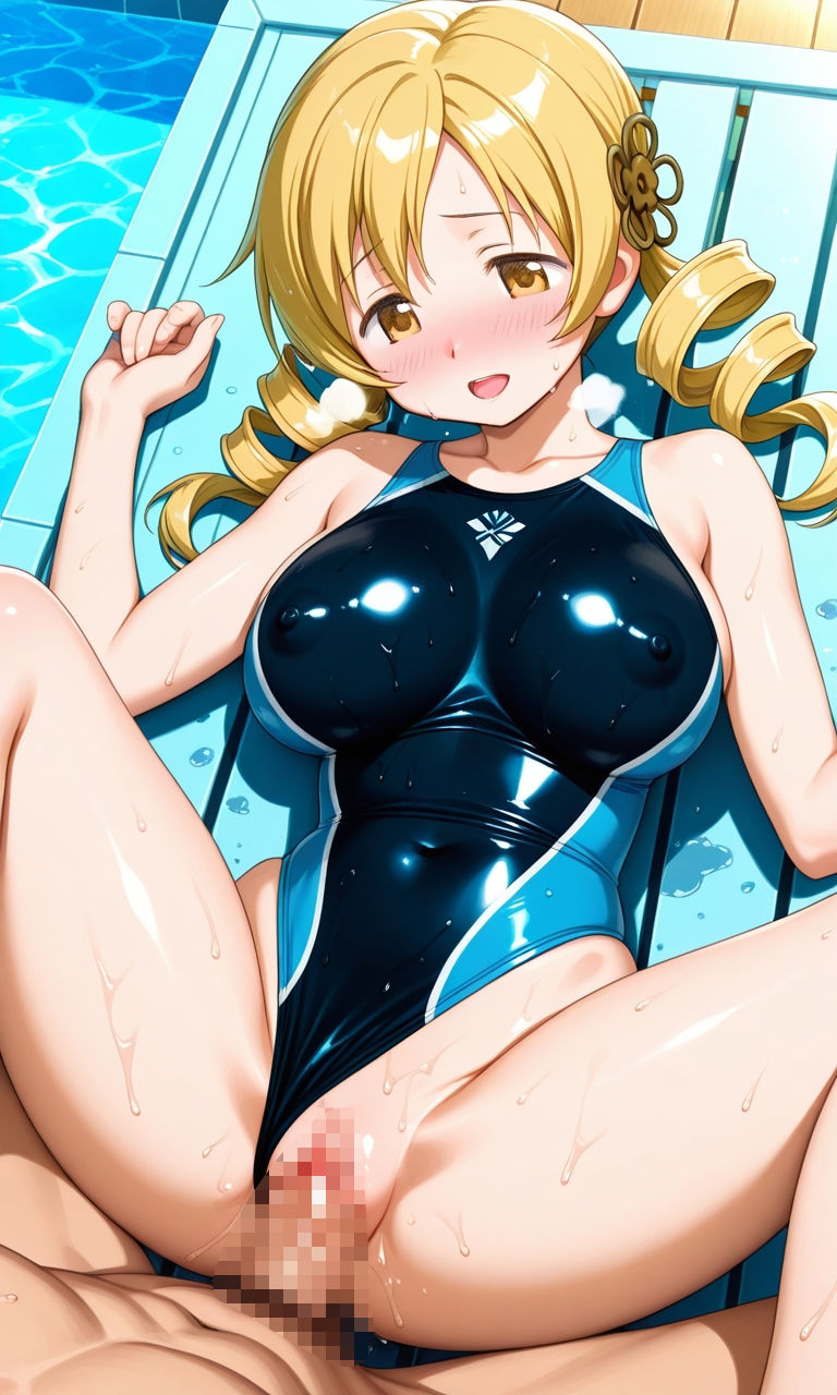 競泳水着の巴◯ミ サンプル6ページ目