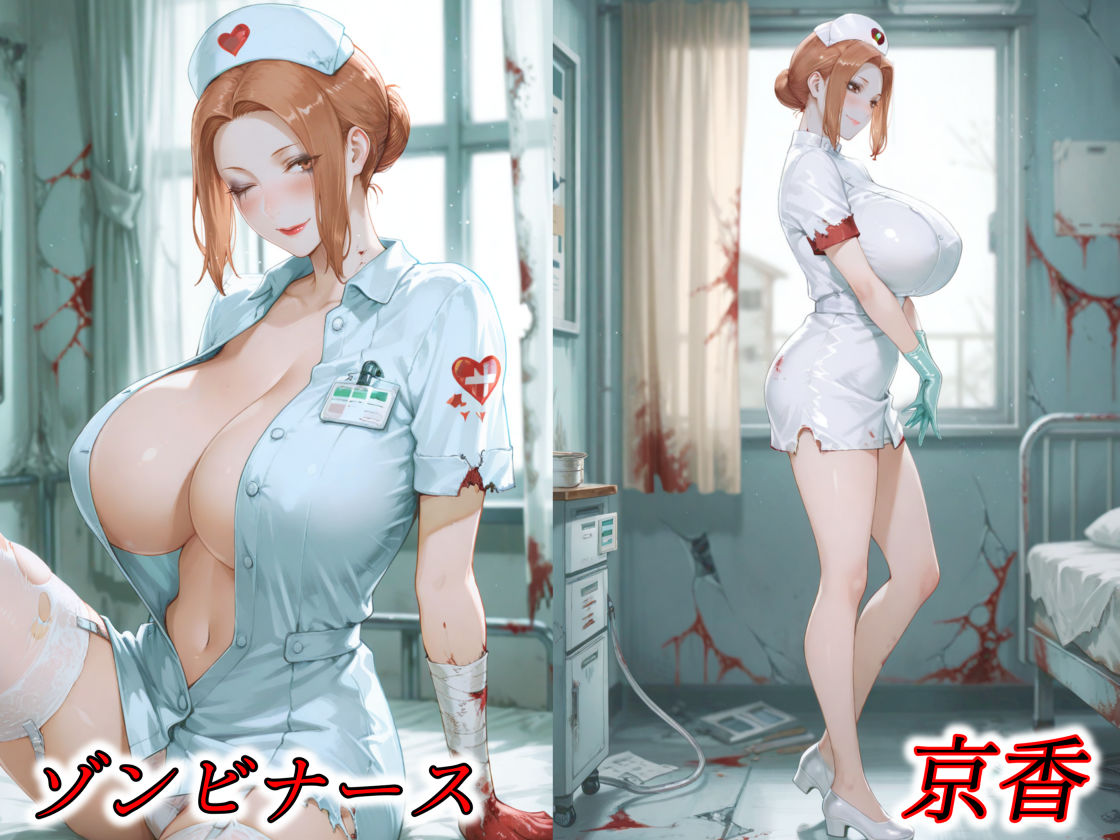 京香・結花・小春 Halloween Collection ゾンビナース＆マミー サンプル1ページ目