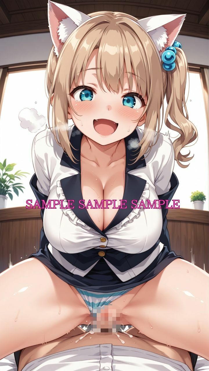 男女比1対10000の世界 ネコミミ女子とセックスし放題でちんぽが乾く暇もないヤリ放題ハーレムライフ！！Vol.2 サンプル7ページ目