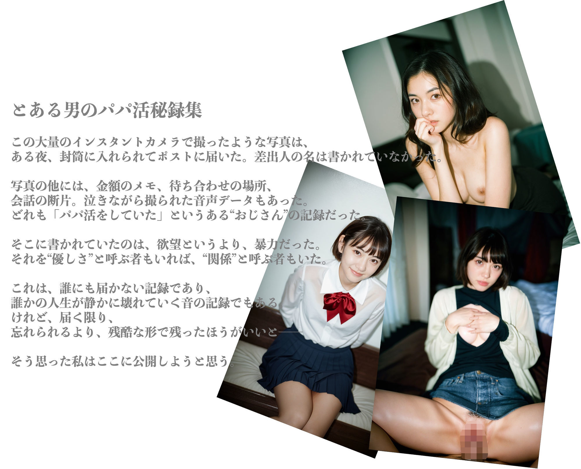 ［写真集］とある男のパパ活秘録集 サンプル2ページ目