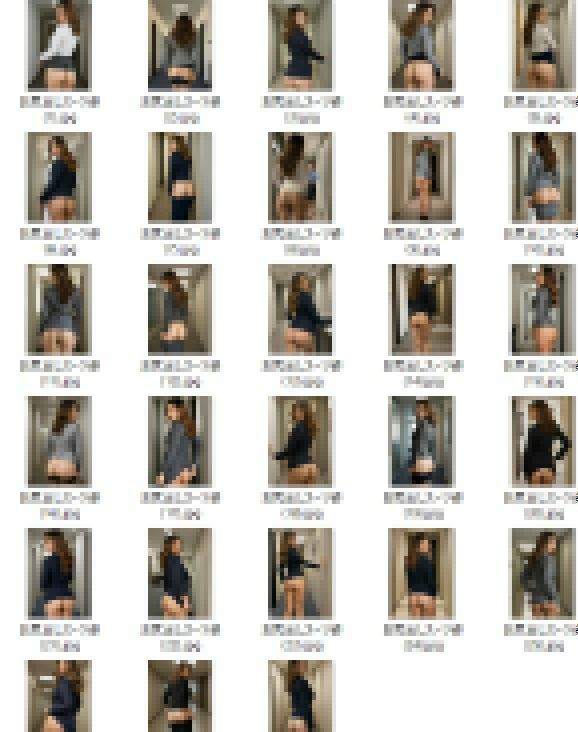 元ヤン美人妻 妊娠前 タイトスカート尻＆尻見せ写真集【全71枚】 サンプル10ページ目