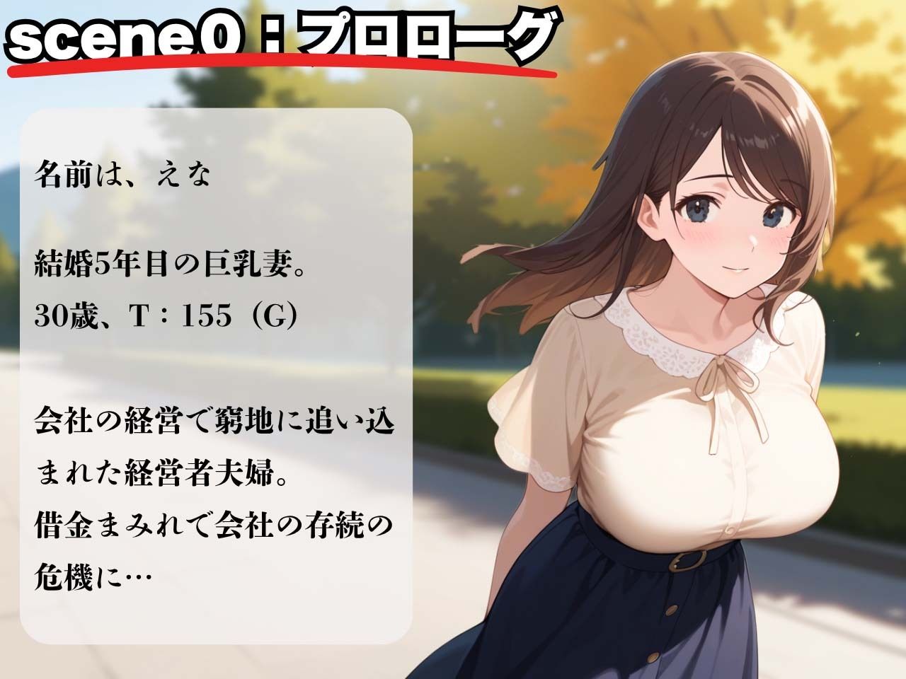結婚5年目の30歳巨乳妻！失踪した夫に代わり身体で強●返済 サンプル2ページ目