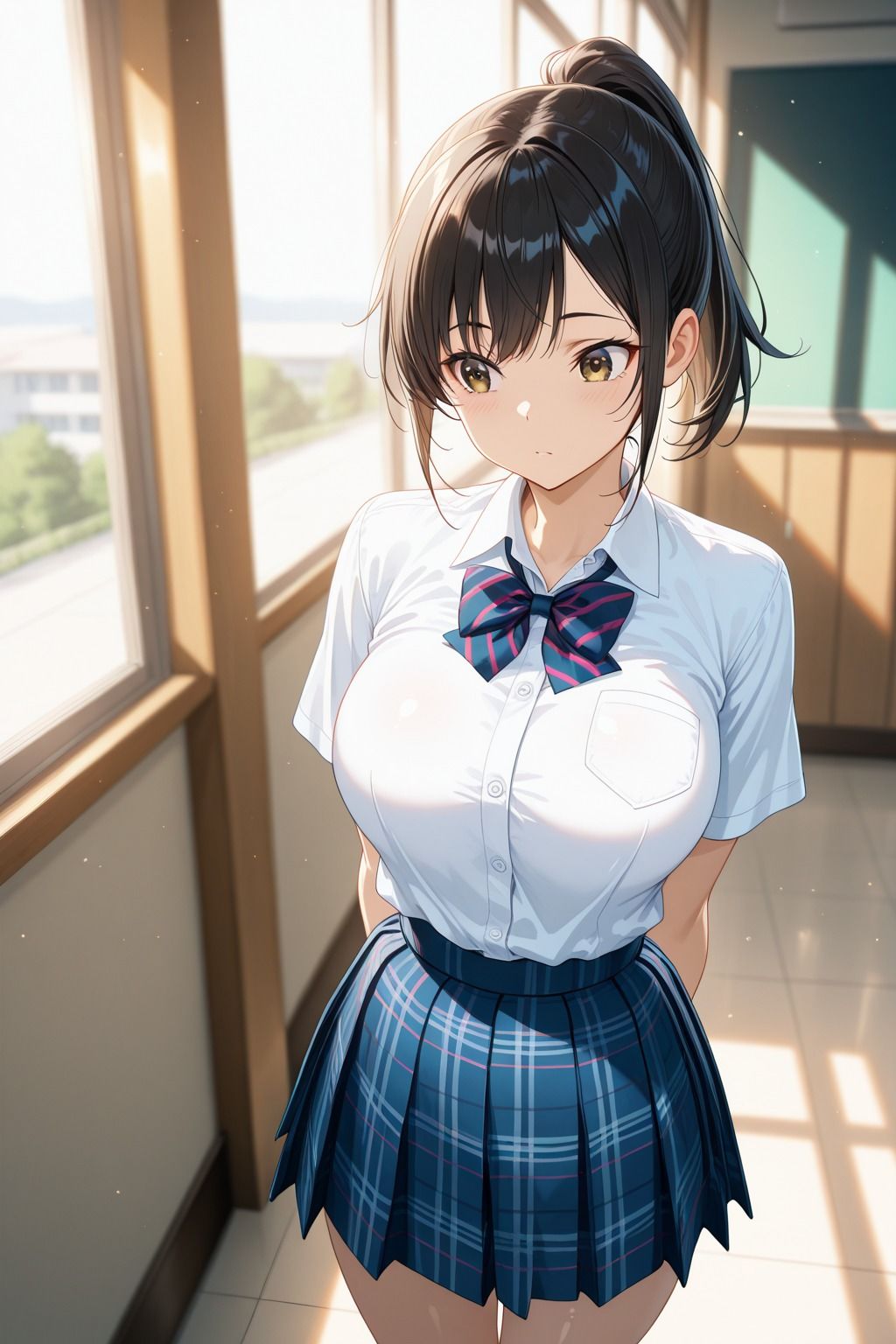 淫乱スク水女子校生に種付け サンプル1ページ目